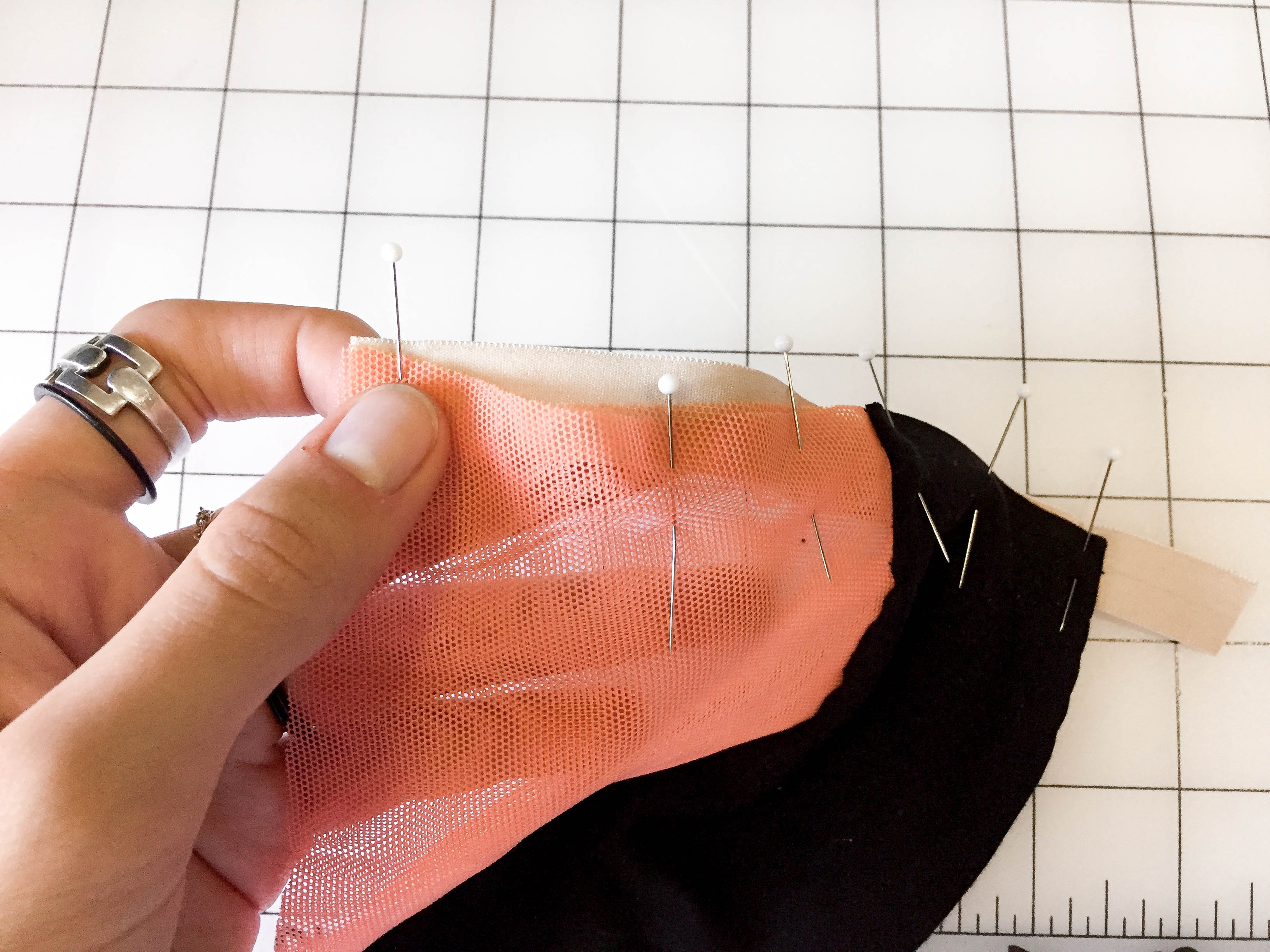 Sewing Lingerie Elastic Tutorial - Sophie Hines - How To Sew Elastic - How to Sew Lingerie - Bra Making 