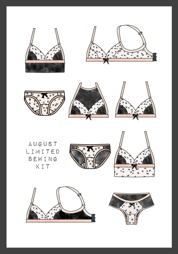 Sophie Hines limited edition simple diy make your own lingerie sewing kit