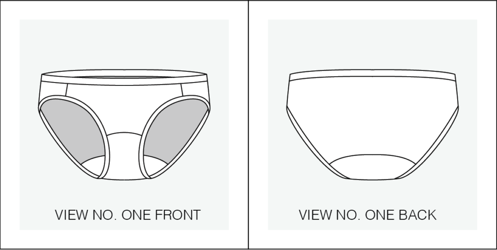 Arccos Undies - Panty Sewing Pattern - Sophie Hines Sewing Pattern 