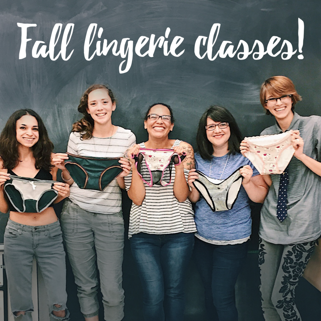 Sophie Hines Handmade Lingerie Classes Denver brooklyn Sewing