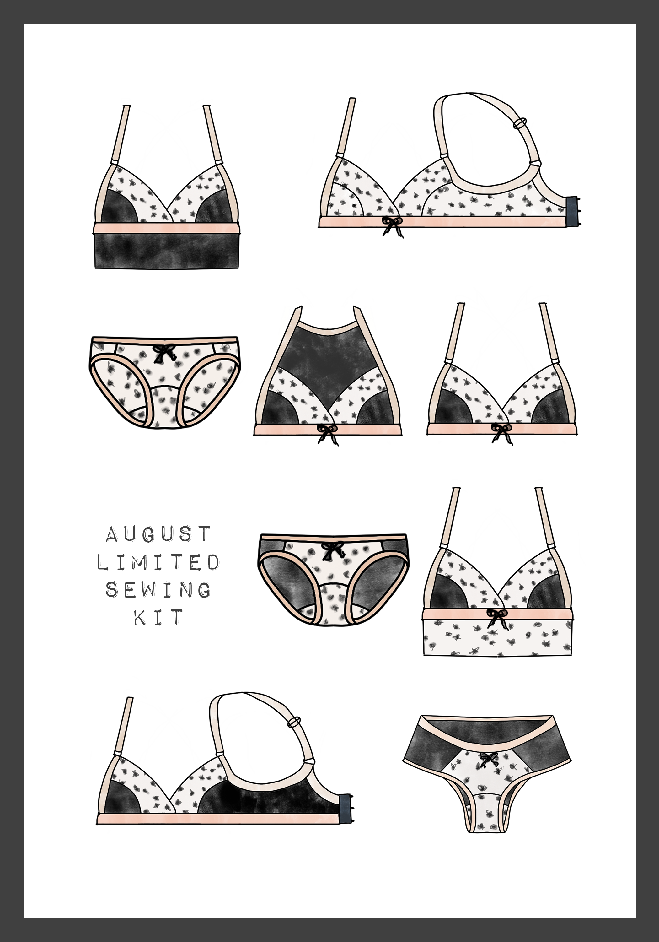 Sophie Hines limited edition simple diy make your own lingerie sewing ...